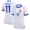 Maillot Foot Femme France Dembele 11 Exterieur UEFA Euro 2024 Maillot Foot Femme France Dembele 11 Exterieur UEFA Euro 2024